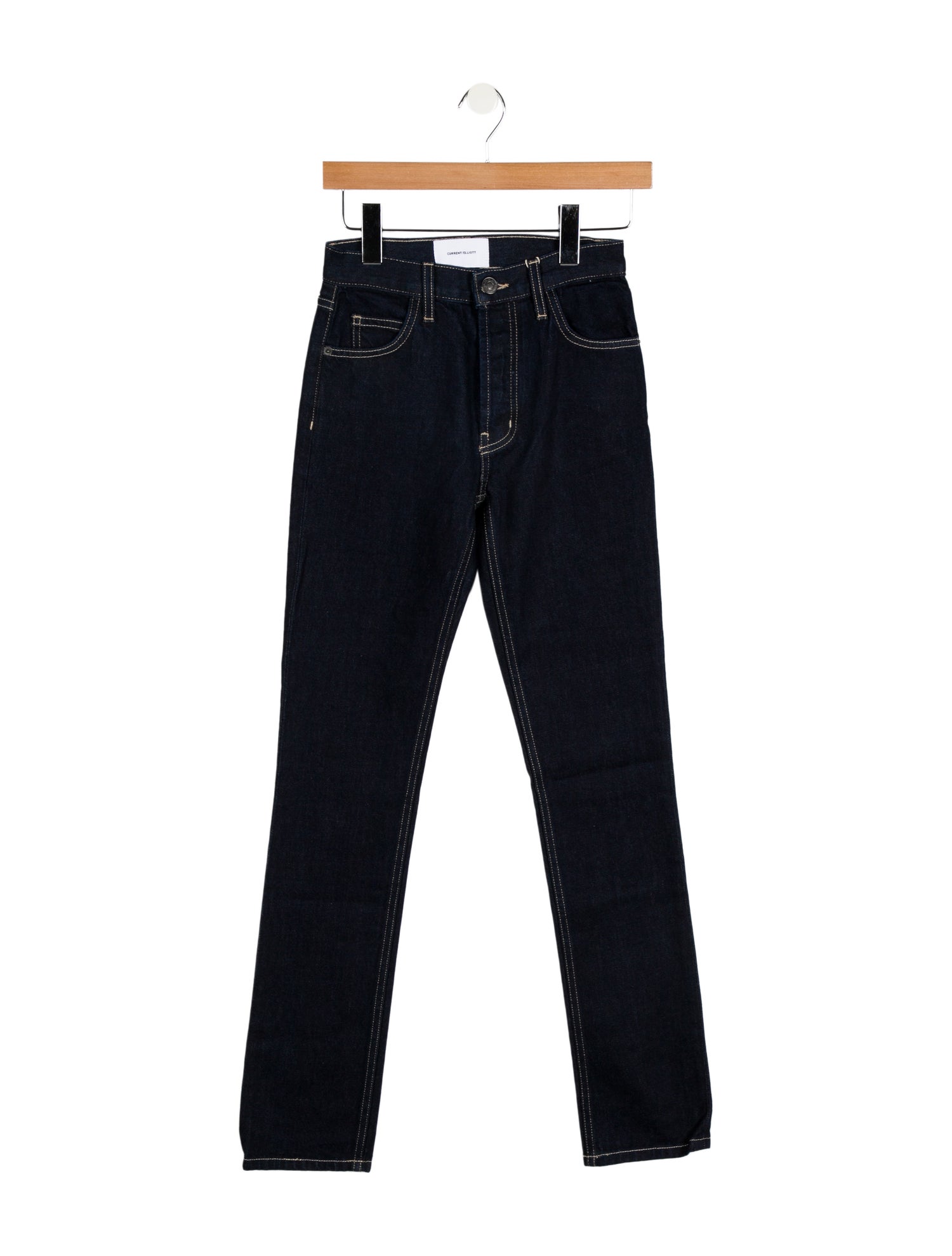 Current/Elliott Mid-Rise Straight Leg Jeans w/ Tags